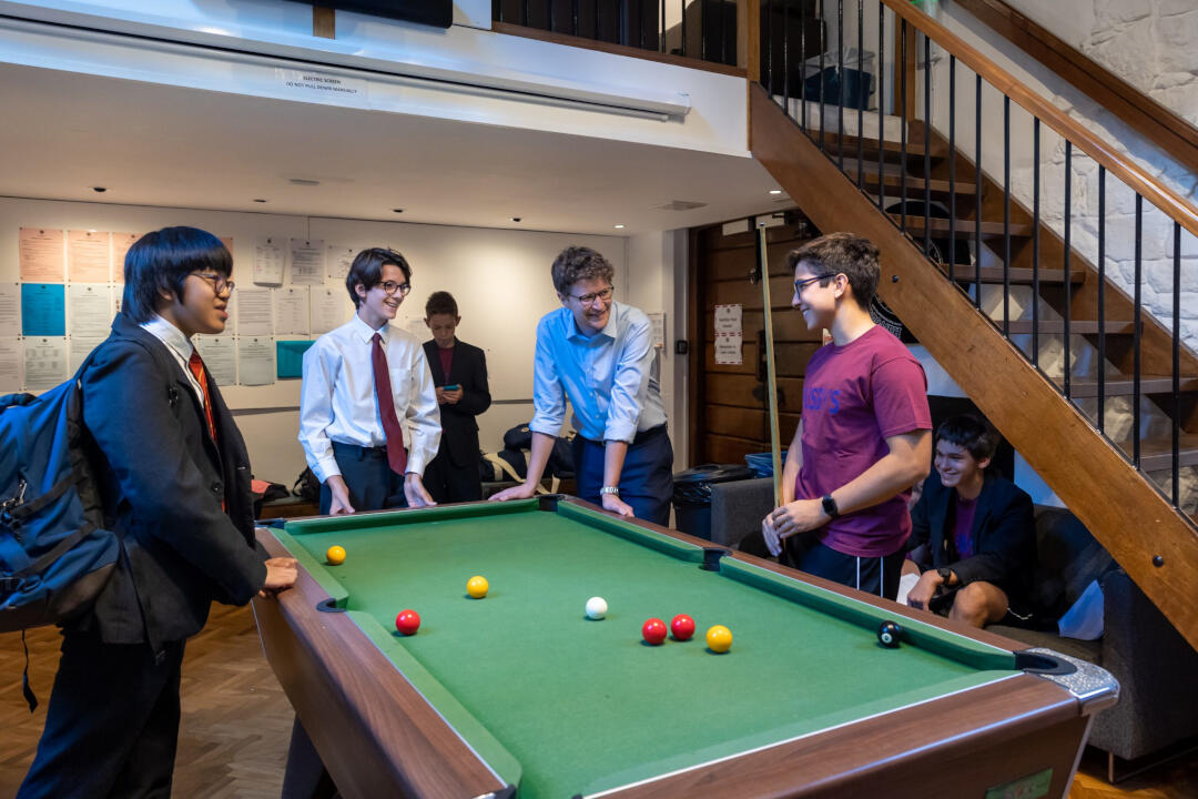 British and International students live together in the School's boarding houses