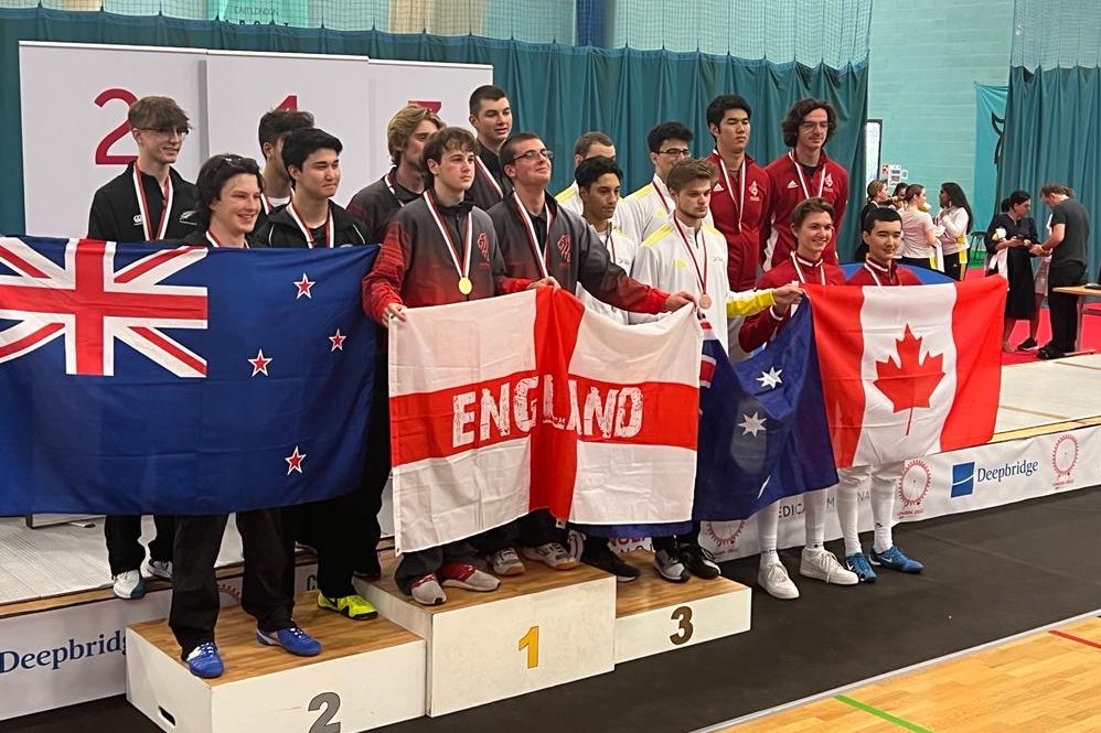 Representing England in the Commonwealth Fencing Championships, a Remove pupil took on athletes from all over the world to win a full sweep of gold medals.