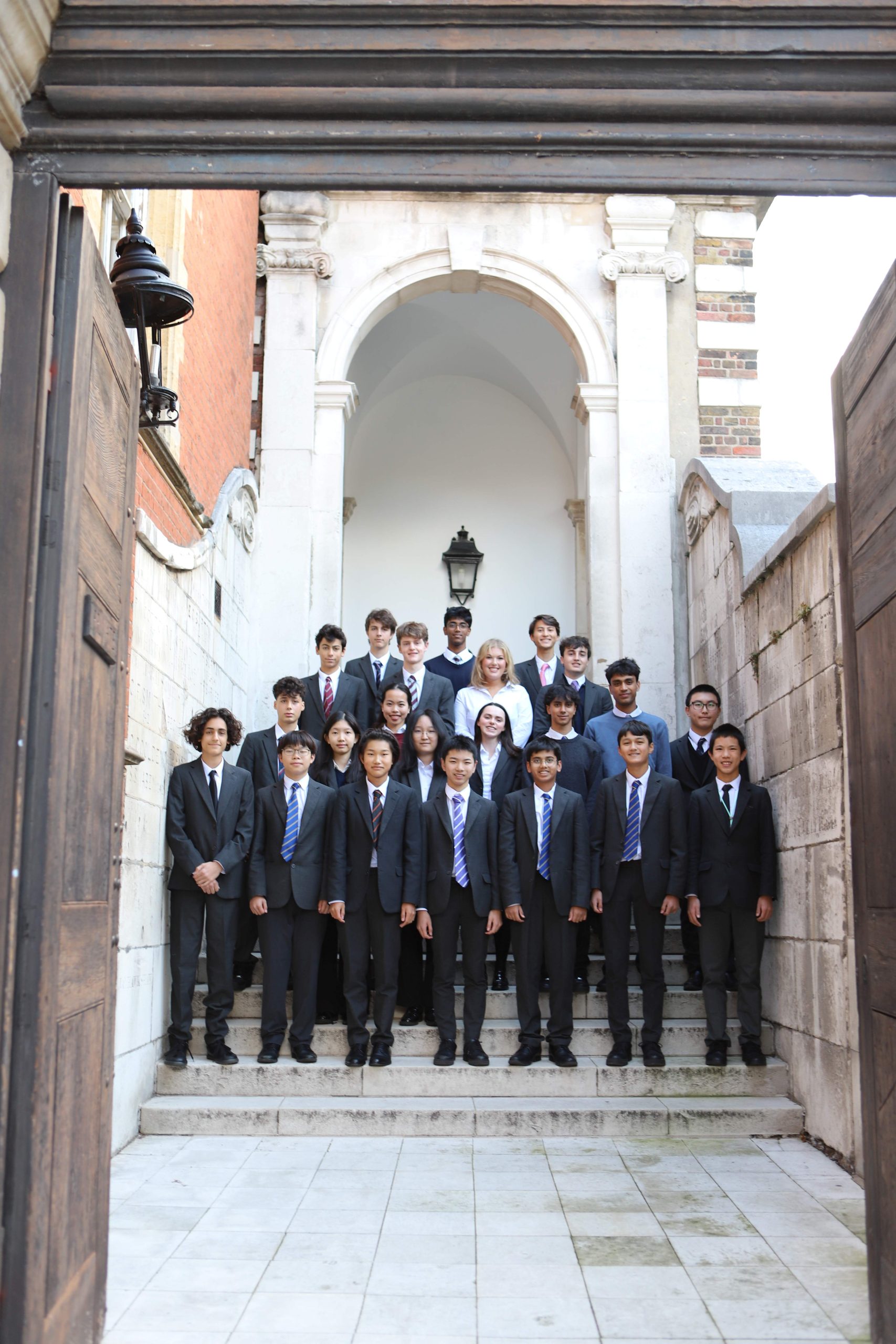 A photograph of 2025's Academic Exhibitioners