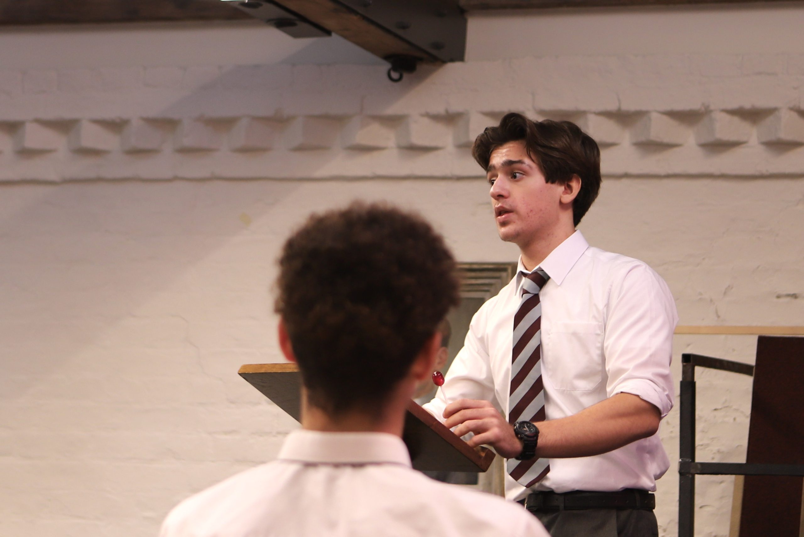 Remove pupil hosting BHM Science Quiz for other pupils